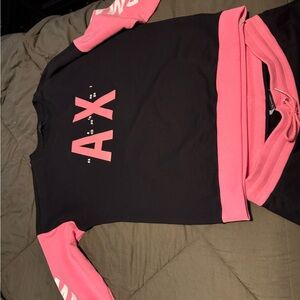 A|X Black and Pink Sweatshirt